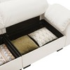 NicBex Velvet Accent Chair with Ottoman,Upholstered Living Room Chairs with Storage Function Cushion and Pillows,Accent Chairs for Living Room - 4 of 4
