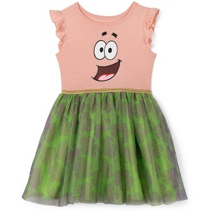 SpongeBob SquarePants Girls Cosplay Tulle Tutu Dress Little Kid to Big Kid - 1 of 4