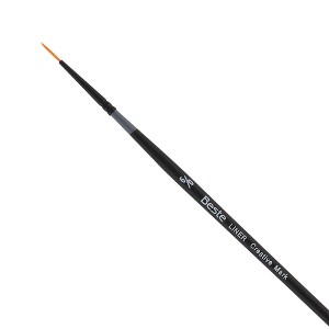 Creative Mark Beste Golden Taklon Liner  #36 - 2 Pack Artist Brush, Professional Watercolor Brushes, For Acrylic Painting, Short Handle, Sharp Edges, - 1 of 4