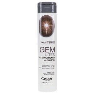 Celeb Luxury Gem Lites Colorditioner with BondFix Star Sapphire Natural Brown 8.25 oz - 1 of 4