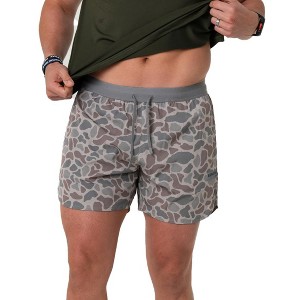 Burlebo Men's Running Shorts With Built-in Liner - 1 of 4