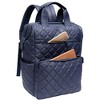 Joan & David Diamond Quilted Puffer Nylon Square Laptop Backpack - 3 of 4
