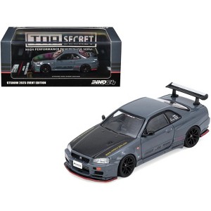Nissan Skyline GT-R (R34) RHD Stealth Gray with Carbon Hood