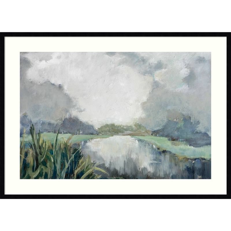 43&#34; x 31&#34; Passage by Mary Buckley Framed Wall Art Print Black - Amanti Art, 1 of 11