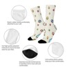 Pills Pattern Women Printed Crew Socks Funny Funky Socks Soft Polyester Novelty Gifts for Artists Men - 4 of 4