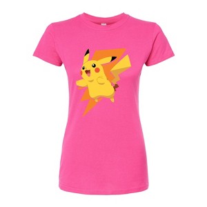 Women's - Pokémon - Pikachu Bolt Fitted Graphic T-Shirt - 1 of 3