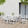 WestinTrends Ashore 7-Piece HDPE Outdoor Rectangular Patio Dining Table Set - 2 of 4