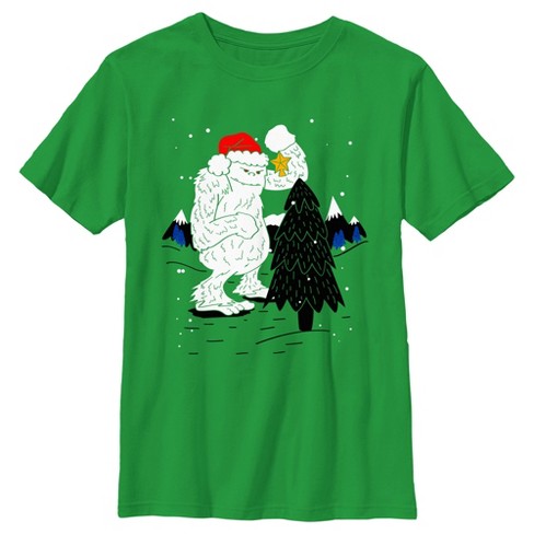 Andy & Evan Toddler Holiday Yeti Long Sleeve Tee : Target