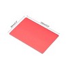 Unique Bargains Rectangle DIY Laser Printing Office Engraving Blank Metal Card 5 Pcs - 2 of 4