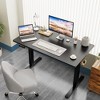 DOMETOUR Height Adjustable Electric Standing Desk, Sit Stand Up Down Computer Table, Ergonomic Memory Desktop Workstation - 2 of 4