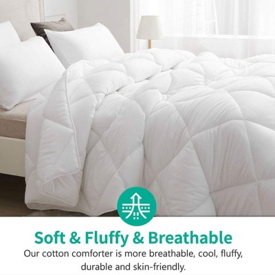 Ultra-Soft All White Microfiber King Comforter