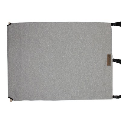 The Stair Barrier Wide Wall to Banister Retractable Fabric Baby and Pet Safety Gate for Staircases, 43 to 52 Inch, Beyond Sheep Ash