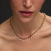 Pompeii3 Vicentina 18k Yellow Gold Plated 16" Fresh Water Pearl Necklace - 3 of 4