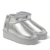 Fireside by Dearfoams Women's Kingston Genuine Shearling Platform Bootie - 3 of 4