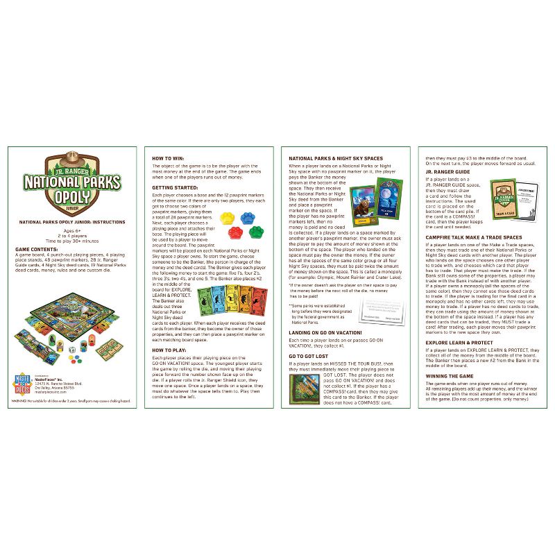 MasterPieces Kids Board Games - Junior Ranger National Parks Opoly Jr., 5 of 7