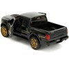 2017 Ford F-150 Raptor Pickup Truck Black Metallic with Gold Stripes "Pink Slips" Series 1/32 Diecast Model Car by Jada - 4 of 4