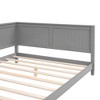 NicBex Twin/Full Size Wood Daybed with Backrest and 1 Armrest,Sofa Bed for Bedroom,Living Room,Apartment - 4 of 4