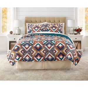 BrylaneHome BH Studio Reversible Quilt - 1 of 4