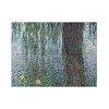 Trademark Fine Art -Claude Monet 'Waterlillies Morning' Canvas Art - 47''x20'' - 2 of 4