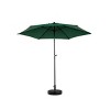 9FT Outdoor Patio Double Sided Umbrella With 6 Steel Ribs,Table Umbrella With Push Button Tilt And Crank,Base Not Included-Coolbibila - 2 of 4