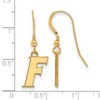 Black Bow Jewelry 14k Yellow Gold Plated Sterling Silver Florida Gators NCAA Dangle Earrings - 2 of 3
