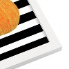 Americanflat - Gold Striped Pumpkin by Samantha Ranlet - White Frame 16"x20" - 2 of 4