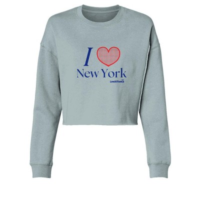 Love All Tennis Women's Lightweight Cropped Crew Pullover