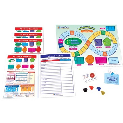NewPath Learning All About Fractions Learning Center Game, Grades 3 to 5