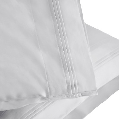 Premium Cotton 1000 Thread Count Solid 2 Piece Pillowcase Set, Standard ...