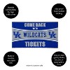 Evergreen Come Back with Tickets University of Kentucky 28" x 16" Woven PVC Indoor Outdoor Doormat - 3 of 4