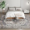 HOMCOM Area Rug, Vintage Machine Washable Rug, Non-Slip Floor Carpet for Living Room, Bedroom, Dining Room, Home Office - 2 of 4