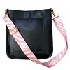 Wrapables Wide Adjustable Crossbody Handbag Strap, Women's Replacement Bag Strap for Purses, Pink Zebra Print - 4 of 4