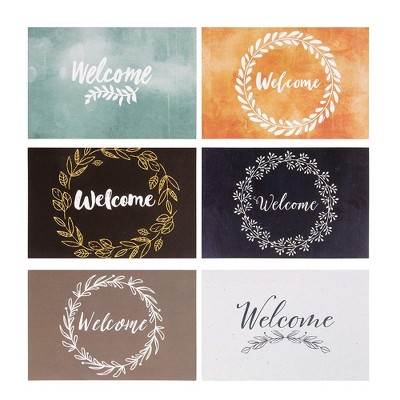 48 All Occasion Blank Welcome Greeting Cards w/Envelopes, Floral Designs, 4"x6"