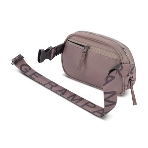 Rampage Women's Fashion Nylon Belt Bag - Travel Waist Pack, Trendy Fashionable Fanny Packs For Women , Waterproof Crossbody Belt Bags - 1 of 3