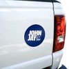 John Jay College of Criminal Justice Primary Logo Automotive Car Window Locker Circle Bumper Sticker - 4 of 4