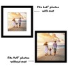 Americanflat 5 Pack of Picture Frames with Mat - Plexiglass Cover - 4 of 4