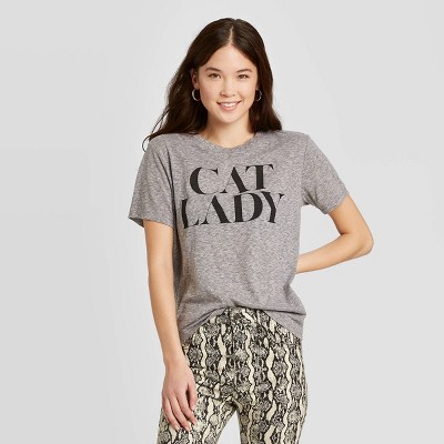 cat lady t shirt