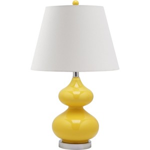 Rain Drop Table Lamp - Safavieh , Yellow/White