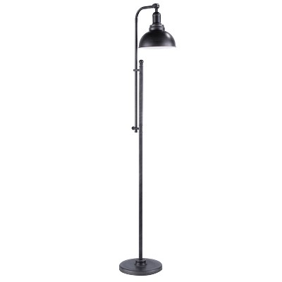 53-66" Emery Floor Lamp Antique Silver - LumiSource