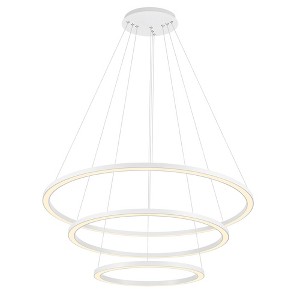 CWI Lighting Chalice LED Chandelier With White Finish - 1 of 4