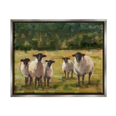 Stupell Industries Flock of Sheep Family Painting