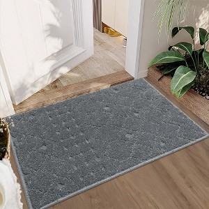 Area Rug Moroccan Geometric Rug Shag Rug High-Low Pile Indoor Carpet - 1 of 4