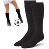 Women's Tube Socks, 6 PAIRS, Over the Calf High 21", Size 9-11 - 2 of 4