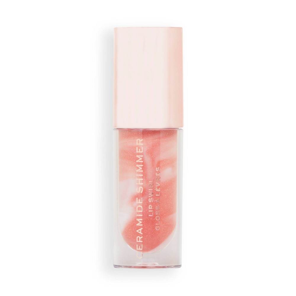 Makeup Revolution Allure Ceramide Shimmer Lip - Swirl Glitz Nude - 0.15 fl oz