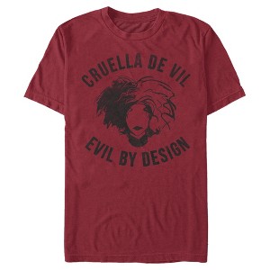 Men's Cruella Evil By Design Sketch T-Shirt - 1 of 4