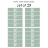 Big Dot of Happiness Sage Green Elegantly Simple - Guest Party Favors Water Bottle Sticker Labels - Set of 20 - 3 of 4