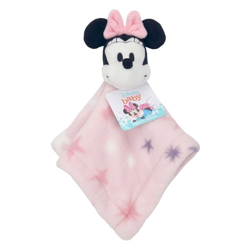 Lambs &#38; Ivy Disney Baby Minnie Mouse Plush Security Blanket - Pink, 4 of 5