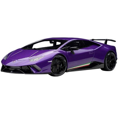 Lamborghini Huracan Performante Viola Pasifae / Pearl Purple with Black Wheels 1/12 Model Car by Autoart