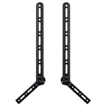 Mount-It! Low-Profile TV Wall Mount 1 Slim Fixed Bracket for 32, 40, 42,  48, 49, 50, 51, 52, 55, 60 inch TVs VESA Compatible up to 600 x 400 Black