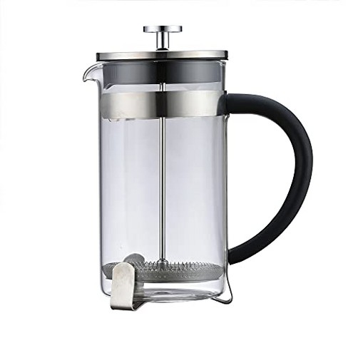 MELBOURNE Bamboo & Glass French Press Coffee Maker